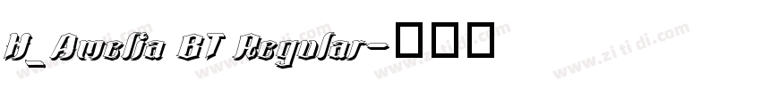 H_Amelia BT Regular字体转换